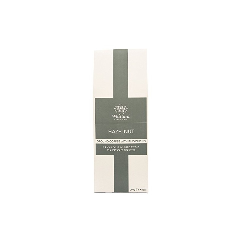 Whittard Hazelnut Flavour Ground Coffee 200g