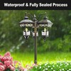 Vabrloy 6PCS Waterproof Solar Power Tealights Outdoor,Flameless Flickering LED Tealight
