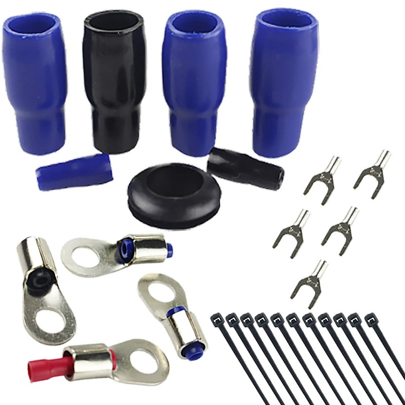 Raptor R2AK4 Bulk Series R2 Amp Installation Kit (4 Gauge),
