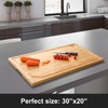 30 x 20 Extra Large Bamboo Cutting Board for Kitchen,