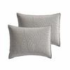 Riverbrook Home Micah 3-Piece Quilted Velvet Comforter Set, King, Silver