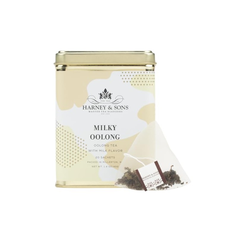 Harney & Sons Milky Oolong Tea, Tin of 20 Sachets