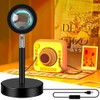 Sidaqi Sunset Projection Lamp 180°Rotation 3W Sunset Projection Lamp with