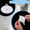 IANFAN 2 Set Ceiling Mosquito Net Hooks, White Dome Mosquitoes