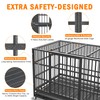 BOLDBONE 48/42/38 inch Heavy Duty Indestructible and Escape-Proof Dog Crate