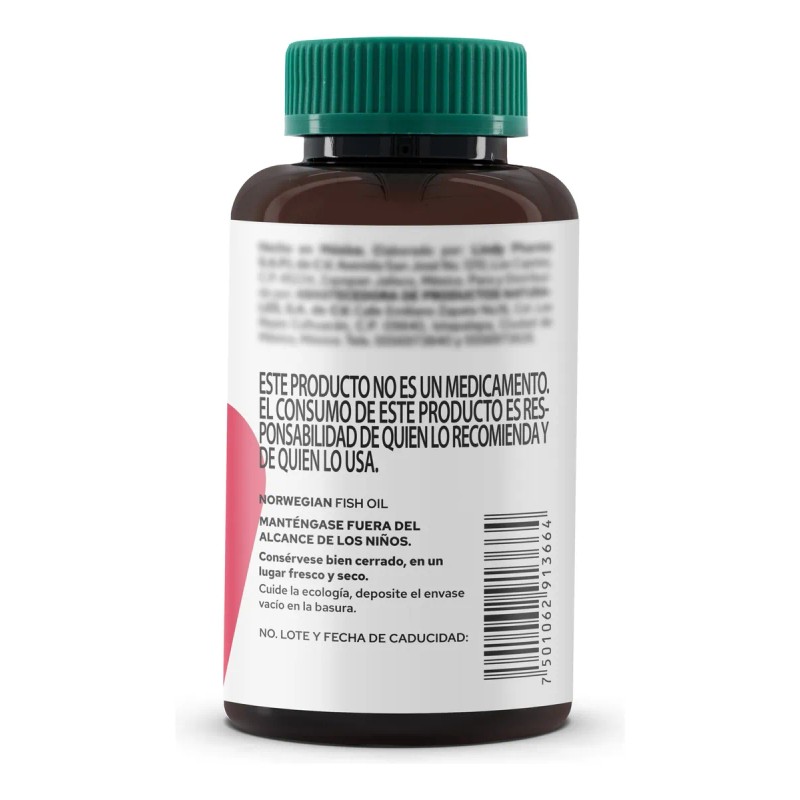 Suplemento Omega 3 Premium Concentrado (60 Caps) - Pronat Sin