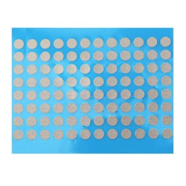 YANYULI Conductive Tape Patches for Repair, 0.2 inches (6 mm), Set of 96 Round Remote Control, Contact Repair, Conductive Stickers, Controller, Broken Touch, Keypad Repair