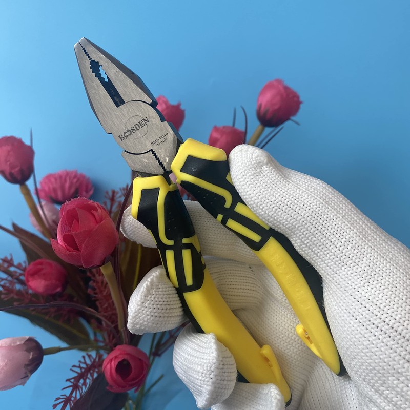 BOOSDEN Linesman Pliers, 6 Inch, High Leverage Lineman's Pliers, Combination
