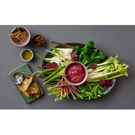 BITZ 10cm Diameter Stoneware Bowl Snack Bowl Grey/Light Red