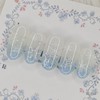 Glittering Snowflake Handmade Nail Tip - Water Drop / 반짝이는