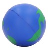 12PCS Globe Soft Ball 63mm Squeezable PU Portable Earth Stress