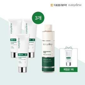 Easydew Triple Antioxidant Cream 75ml x 3 + Mu-che 1 + Barrier Repair Toner 200ml x 1 / 이지듀 트리플 항산화크림 75ml3개+무체1+베리어 리페어 토너 200ml1개