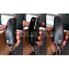 YOUSTAR US STOCK Genuine LEATHER Key Fob Remote Holder for 3 5 Series E46 E39 X3 X5