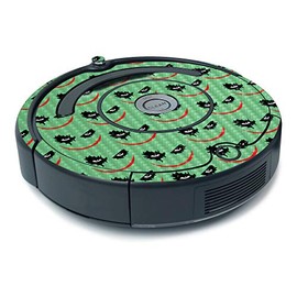 MightySkins Carbon Fiber Skin for iRobot Roomba 675 Minimal Coverage - Why So Serious | Protective, Durable Textured Carbon Fiber Finish | Easy to Apply, Remove, and Change Styles | Made in The USA