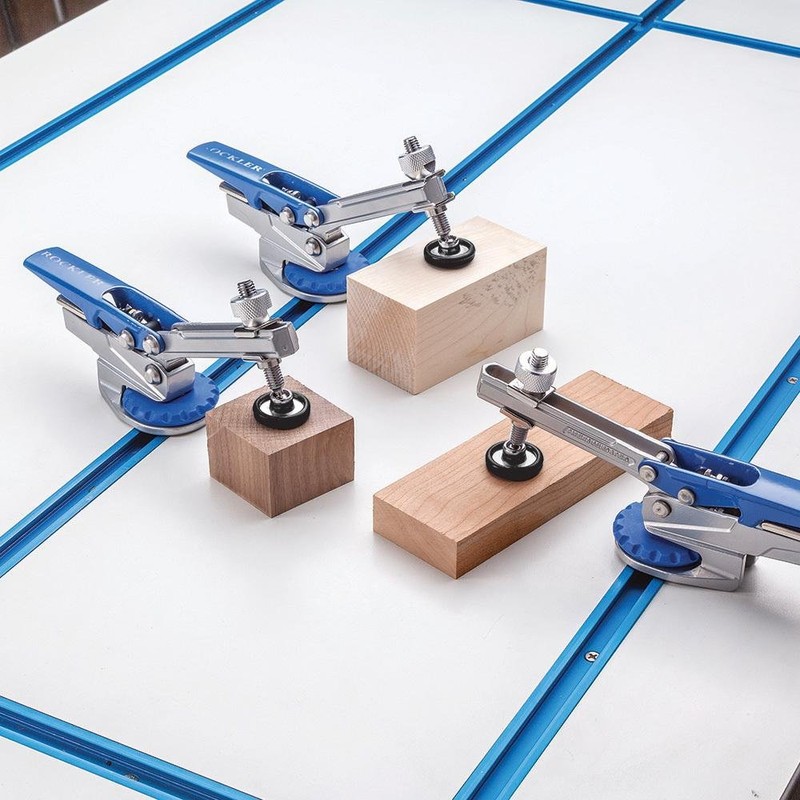 Rockler Auto-Lock T-Track Hold Down Clamp – Adjustable Clamps for