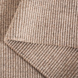 SAFAVIEH Natural Fiber Collection Runner Rug - 2'3" x 8', Beige, Flatweave, Wool & Jute, Ideal for The Entryway, Living Room, Foyer, Bedroom (NF842B)