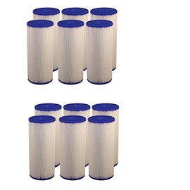 Compatible for FXHSC GE FXHSC, R50-BBSA, Pentek R50-BB, WFHDC3001, And American Plumber W50PEHD, W50PEHDA Whole House 10" x 4.5" Sediment Filter - 12 PACK