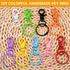 18 Pieces Keychains, Keychain Carabiners, Keychains Colorful, Keychain Carabiner Hooks,