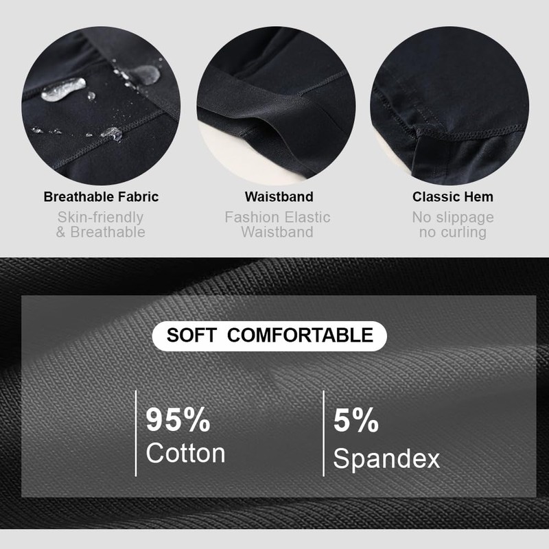 BATTEWA Incontinence Underwear for Men Cotton Leak Proof Boxer Briefs