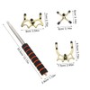 Gatuida 1 Set Pool Stick Bridge Billiard Cue Support with