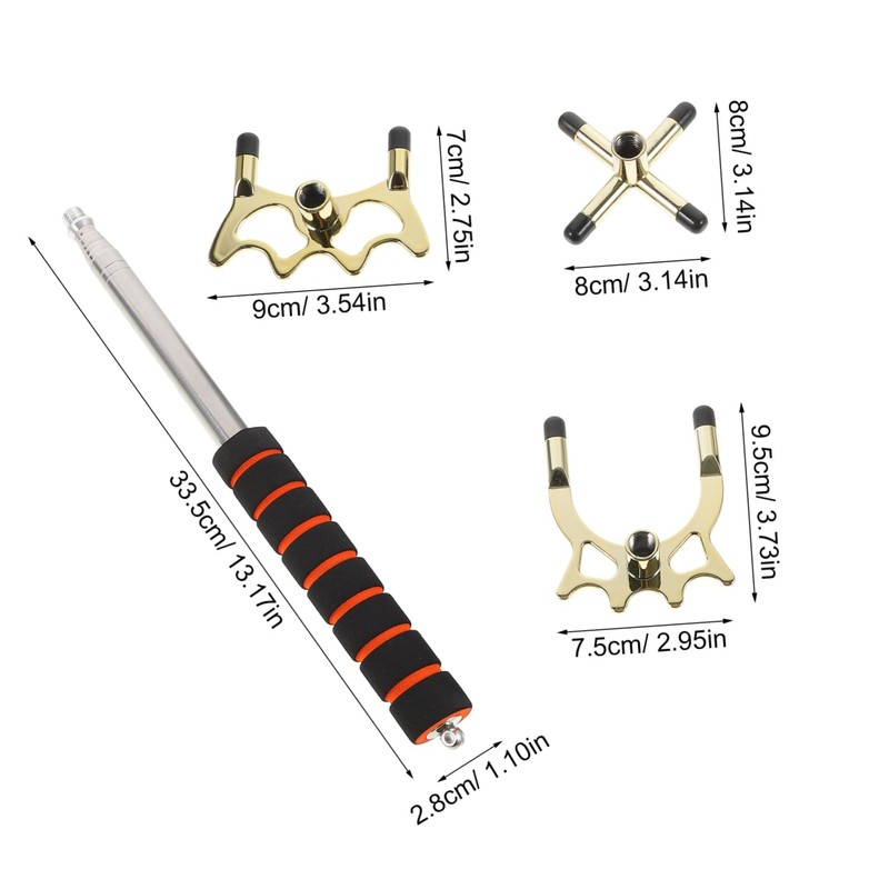 Gatuida 1 Set Pool Stick Bridge Billiard Cue Support with