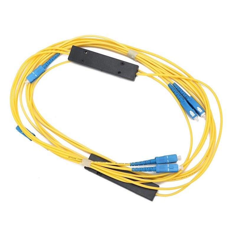 Vikye Divisor de fibra óptica, 2 piezas, 1x2, Baja pérdida