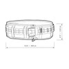 Tough Built - TB-CT-40P Padded Belt for Professionals Steel Buckle