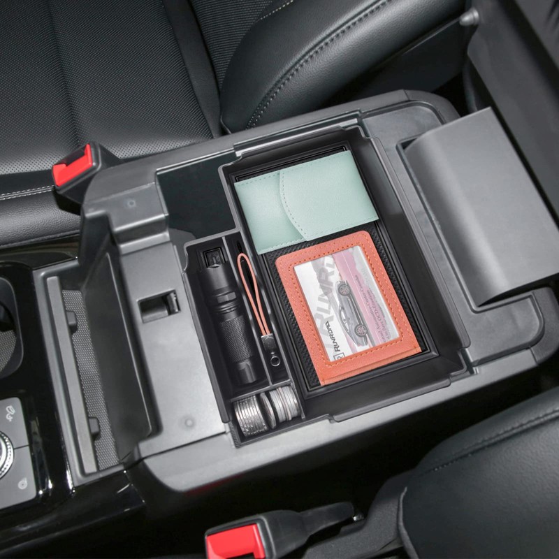 RUNROAD Upgrade Center Console Organizer Tray Compatible with Ford Explorer