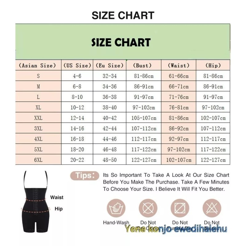 Lefun Fajas Colombianas Body Shaper Cremallera Open Bust Body