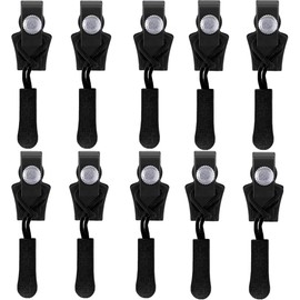 10 Pcs Large Fix Zipper Repair Kit, Zip Slider Repair Instant Kit, Instant Zipper Plier, Zipper Fix Kit, Easy Install, for Repairer Zipper Maintenance Tool for Backpacks Clothes Suitcases