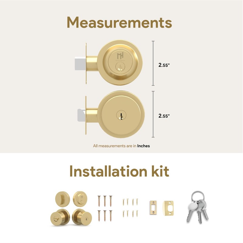 Mega Handles - Buena Entry Combo I Entry Door Knob