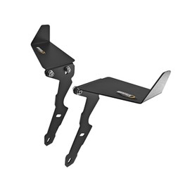 Motorcycle Fairing for HONDA CBR600RR (2007-2019) - Premium Aluminum Alloy Design - Motorcycle Winglets for HONDA (Black)