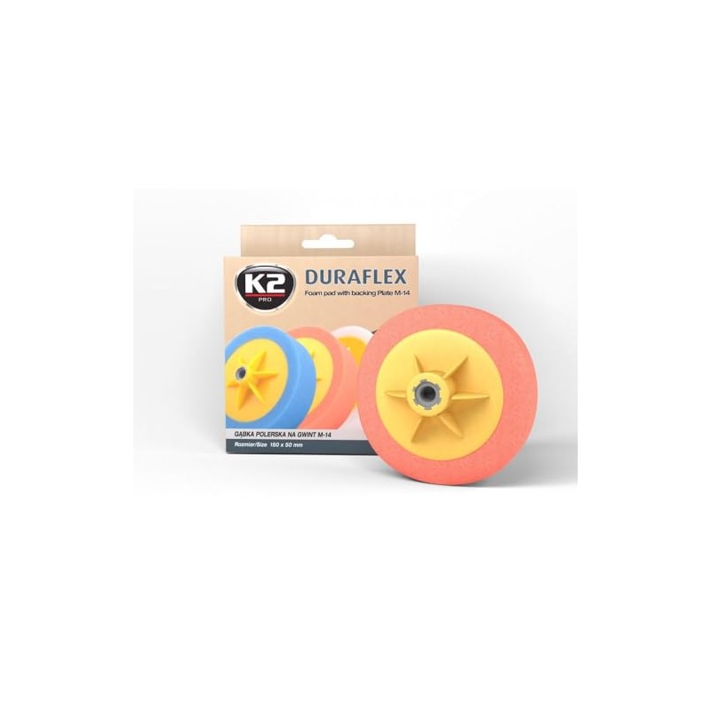 K2 Duraflex Polishing Sponge Polishing Pad with Support Pad Diameter