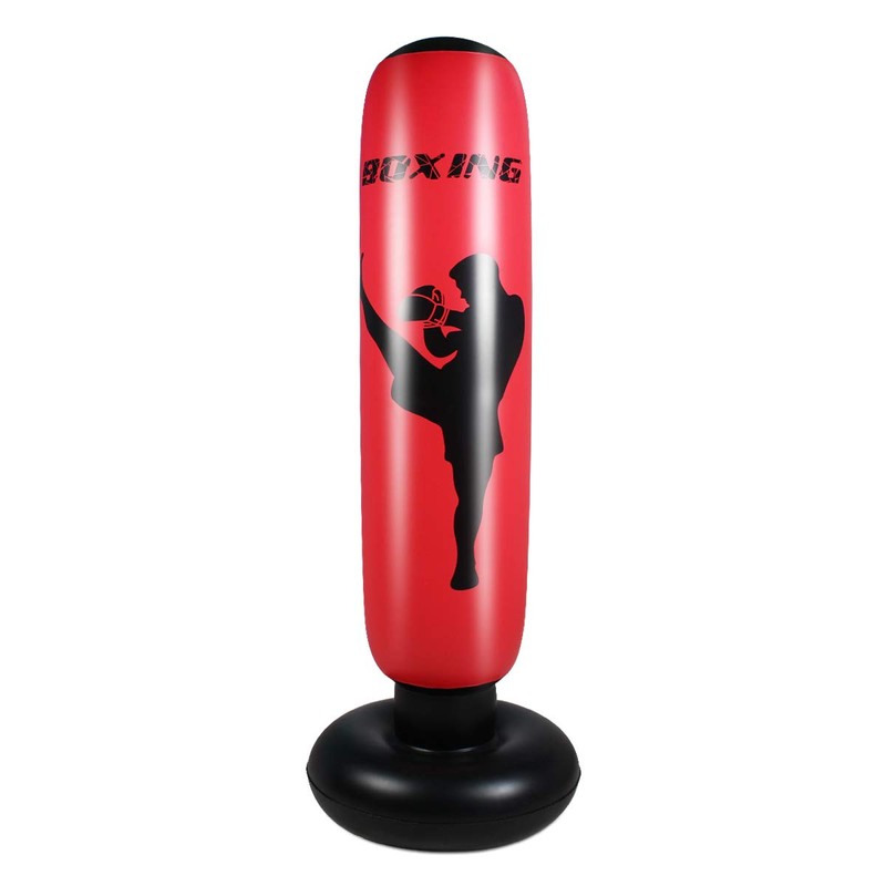 67 inch Inflatable Punching Bag for Kids, Boy Boxing Bag