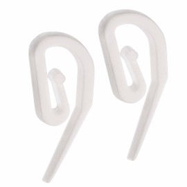 White Plastic Curtain Hooks | Hooks For Pencil Pleat, Window, Door & Shower Curtains | Heavy Duty Hook for Header Tape & Drapery | Pack of 50-28 mmx 12mm