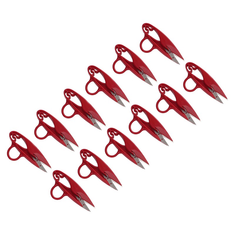 12Pcs Yarn Thread Snips Multifunction Stainless Steel Blade Quick Clip