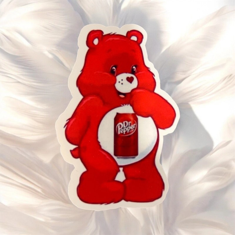 Dr Pepper Care Bear With Dr Pepper