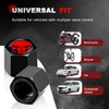 Sumjig 4 PCS Car Tire Valve Cap, 0.5" x 0.49"
