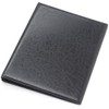 Ring Binder A4 Exquisite 4 Ring Leather Look in Black