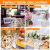 20 Pcs Wooden Table Numbers 1-20 for Wedding, Rustic Wooden