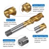 sourcing map 2pcs Spiral Flute Thread Taps, Metric M16 x