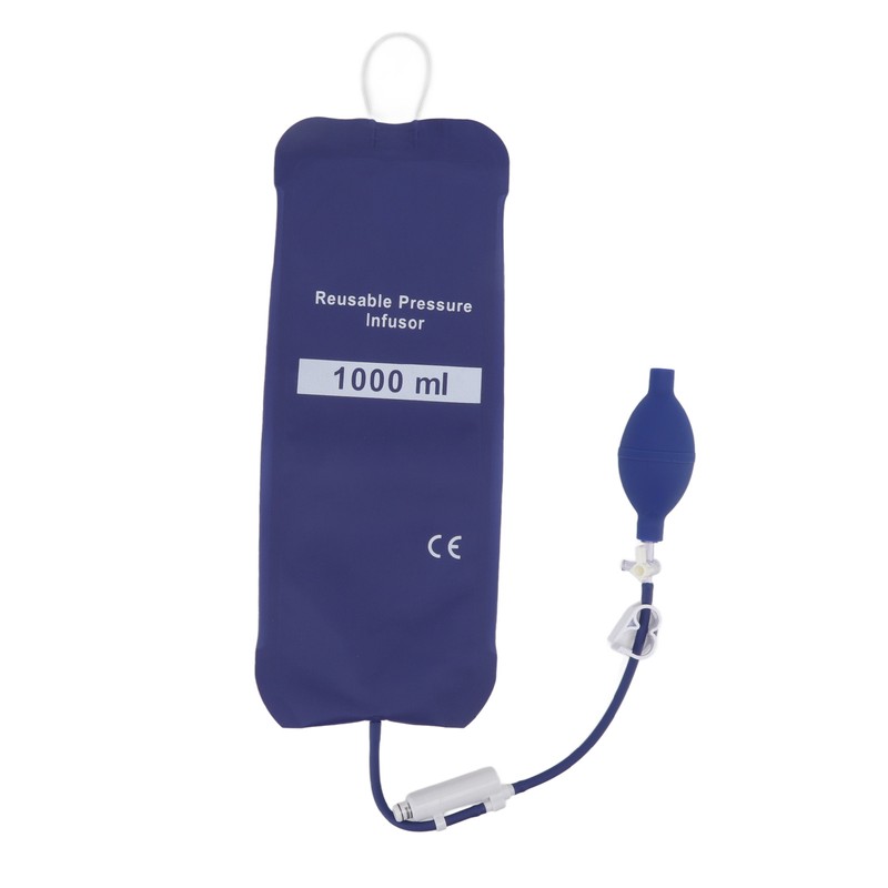 Pressure Infusion Bag 1000ml TPU Cloth Good Air Tightness Reusable