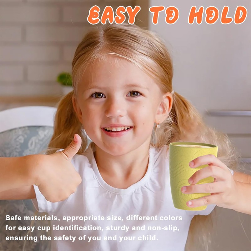 Homienly Drinking Glasses & Shatterproof Cups Set of 4 |