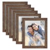 Langdon House 8x10 Picture Frames (Rustic Brown, 6 Pack) Traditional