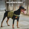 OLIFE Tactical Dog Backpack & Lead Dog Harness 900D Polyester