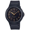 Casio MW-240 Watch, Casio Collection, black/gold, 1 piece, Newest model
