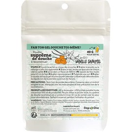 STEP ONE Shower Gel Powder Vanilla Caramel, 40 g