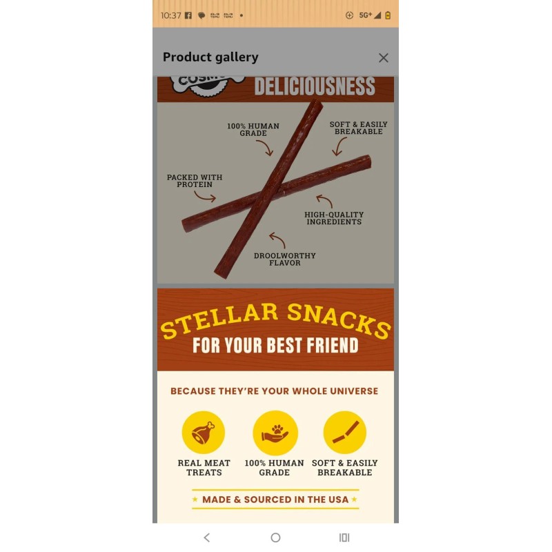 Cosmo's Snack Shack Pet Treats-Savory Snack Stick-Case (24 Ct) SALE