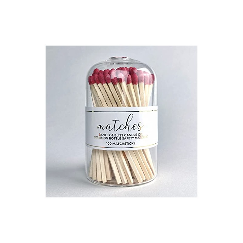 Banter & Bliss Modern Matchstick Bottle with Striker · 100