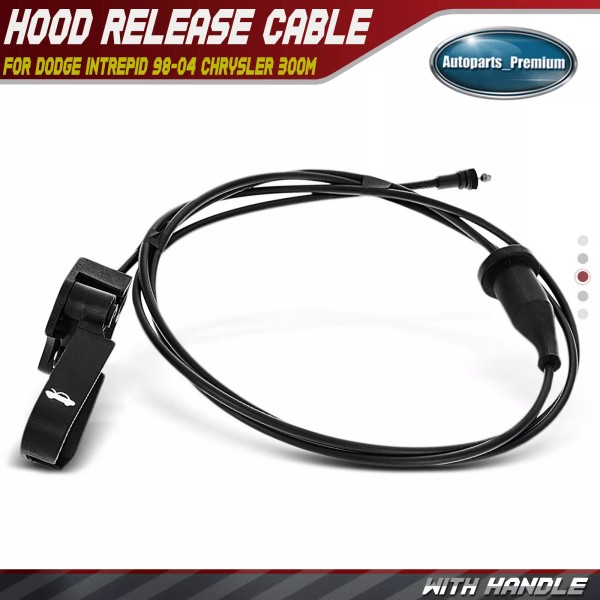 Unbranded Hood Release Cable with Handle for Dodge Intrepid 98-04
